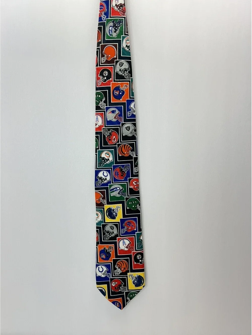 NFL TEAM HELMETS  (AFC -1994) Men’s Tie by Surrey Vintage